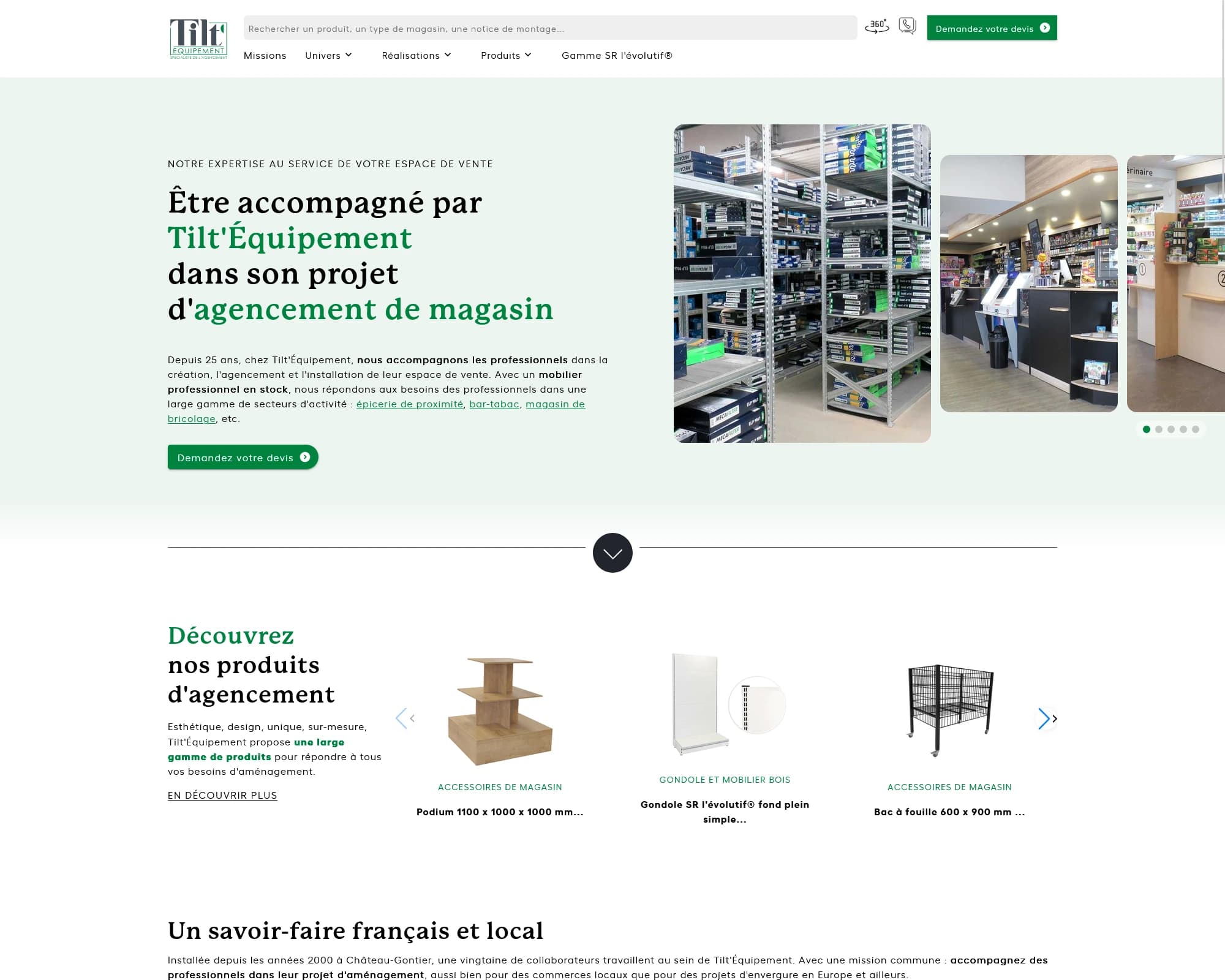Tilt' Équipement - capture 1